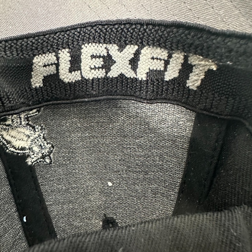 Kangol Baseball Hat Cap Unisex L/XL Wool Flexfit Stretch Black Embroidered Logo - Picture 3 of 11